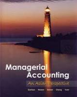 9780071088015 MANAGERIAL ACCOUNTING: ASIAN PERSPECTIVE