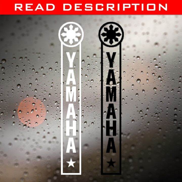 Stickers 2X Yamaha for Motorcycle Fork Decals Vinyl Weather Proof
