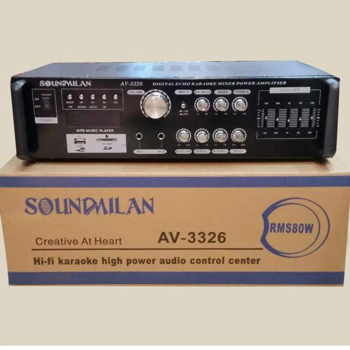 soundmilan-แอมป์ขยายเสียง-รุ่น-av-3326-เครื่องขยายเสียง-amplifier-bluetooth-mp3-usb-80w-rms