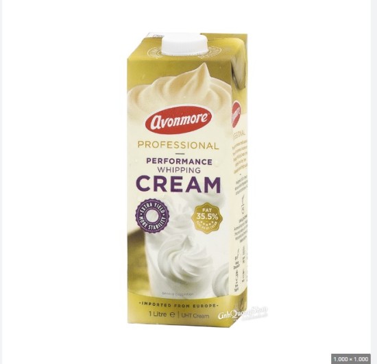 Kem avonmore 1l  whipping cream  lưu ý chỉ bán hỏa tốc - ảnh sản phẩm 2