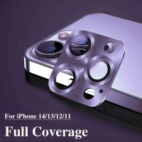 Camera Lens Metal Protector Glass For iPhone 14 13 Pro Max 13 Mini Back Lens Cap For iPhone 14 Plus 12 11Pro Max Protective Case  Screen Protectors