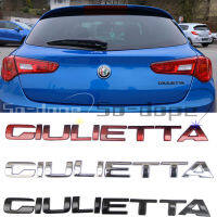 โลหะ julietta จดหมายตราสัญลักษณ์ลำต้นโลโก้สติกเกอร์รถสำหรับ Alfa Romeo Giulietta อุปกรณ์ภายนอก