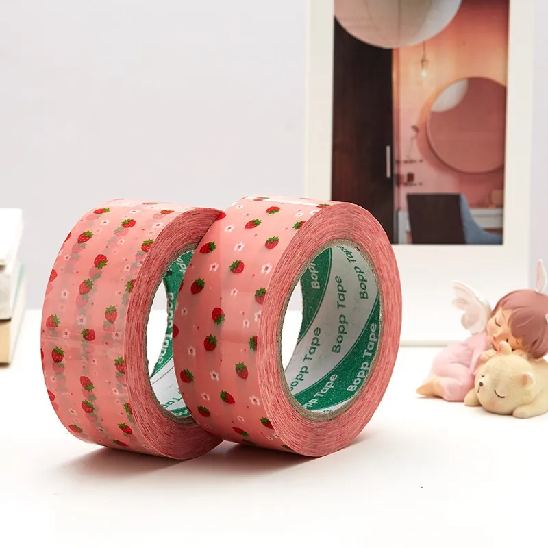 4.5cm 100m Cartoon Cute Patterns High Adhesive Tape Gift Packing