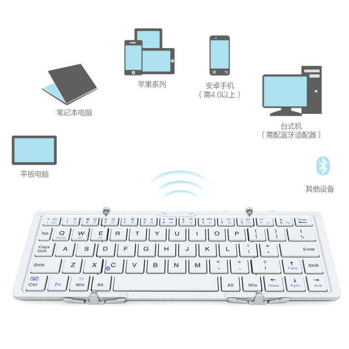 2023bow-แป้นพิมพ์บลูทูธไร้สายแบบพับได้-แป้นพิมพ์แบบพกพาสำหรับสำนักงานทั่วไปสำหรับศัพท์มือถือแท็บเล็ตและคอมพิวเตอร์