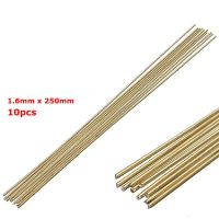 10Pcs/lot Welding Solder Rods 250mmx1.6mm Gold Sifbronze Brazing Welder Rods Brass Bar K Gold Platinum Jewelry Welding Tool