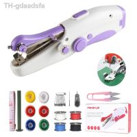 ♟■ Handheld Sewing Machine Electric Household Sew Needlework Cordless Fabrics