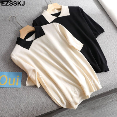 cashmere spring autumn Half sleeve thin Sweater Women Pullover loose soft Long Sleeve loose Knit Sweater Female Jumpers