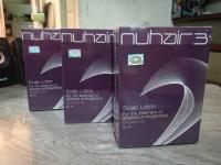 โลชั่น NUHAIR 3 นูแฮร์ 3 ขนาด 60ML X 3 กล่อง โลชั่นช่วยเรื่องผมบาง เพิ่มความหนาของเส้นผม ใช้ได้ทั้งผู้ชายและผู้หญิง เห็นผลภายใน 2 สัปดาห์