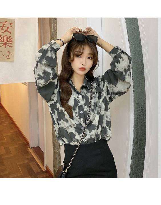 western-style-r-hong-kong-flavor-long-sleeved-shirt-female-loose-leopard-shirt-printing-ink