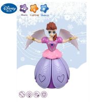 Princess Frozen Cartoon Animation Figure Elsa Doll Light Music Spinning Dance Model Dance Doll Funny Childrens Souptoys Gifts