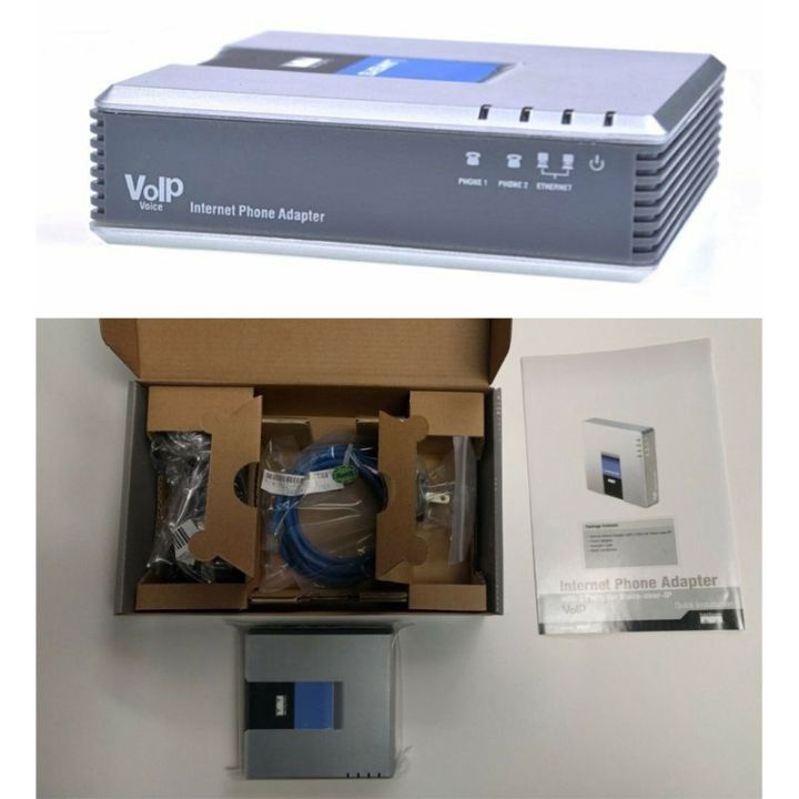 อะแดปเตอร์-voip-gateway-2-ports-sip-v-2-protocol-internet-phone-voice-adapter-with-network-cable