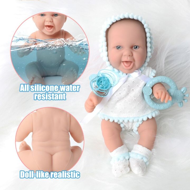 ตุ๊กตาเด็กจำลองเกิดใหม่10นิ้ว26ซม-ตุ๊กตาทารกเด็กบ้านเล่นของเด็กผู้หญิงตุ๊กตาของเล่นทารกเกิดใหม่-mixer