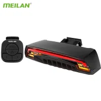 Meilan X5 USB Charge Wireless Turn Brake Cycling Rear Light Road Bike LED Safety Flash Lamp MTB Remote Control Bicycle Taillight