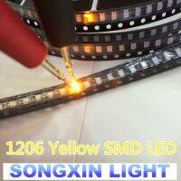 【⊕Good quality⊕】 ganfengsu3936969 1000ชิ้น Led 1206 Led สีเหลือง Smd สว่างพิเศษ Led 1206สีเหลือง1206ไดโอดแสง-ไดโอดเปล่งแสง580-590nm 3.2*1.6