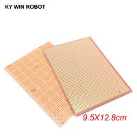 【YF】✺☾  1pcs 9.5x12.8 9.5x12.8CM Prototype Paper PCB Experiment Circuit Board Row Continuous Hole 95x128mm