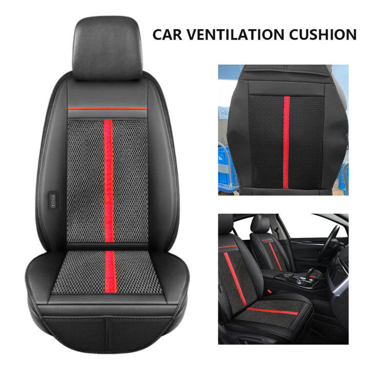 12V Cooling Car Seat Cushion Cover Conditioned Cooler Pad with Air Ven