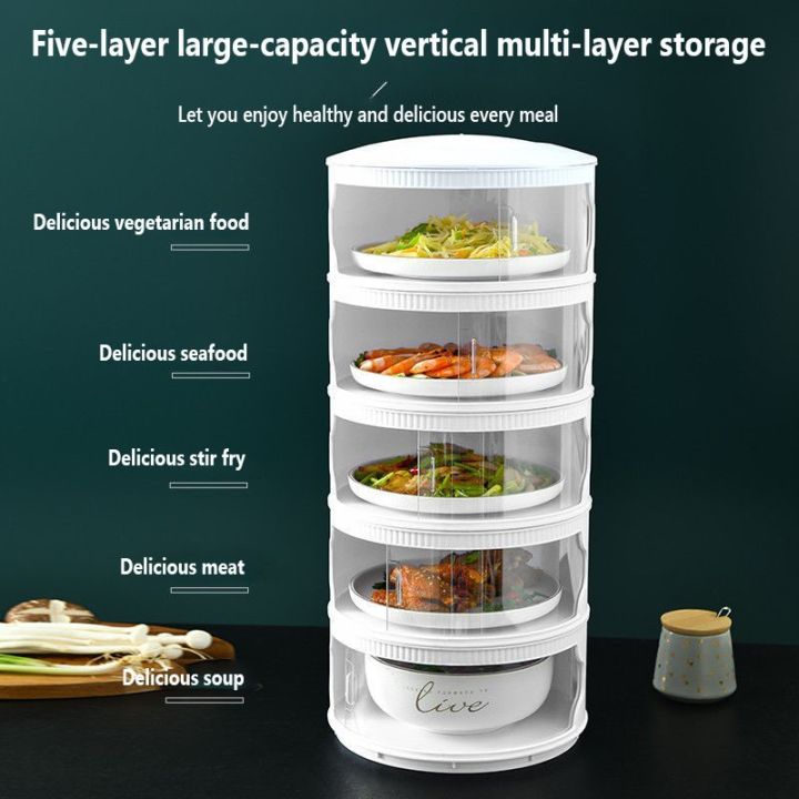 multi layer food cover stackable plate