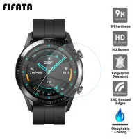 FIFATA 2pcs Tempered Glass For Huawei Watch GT GT 2 GT2e Screen Protector Film For Honor Magic Watch2 For Samsung Galaxy 46/42mm