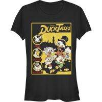 [Hot] Ladies Main Cast And Supporting Characters DuckTales Shirt เสื้อยืดสีพื้น เสื้อขาว