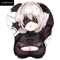 XGZ NieR:Automata Mouse Pad 3D Buttock Bottom Wrist Rest 2B Sexy Mats Games Anime