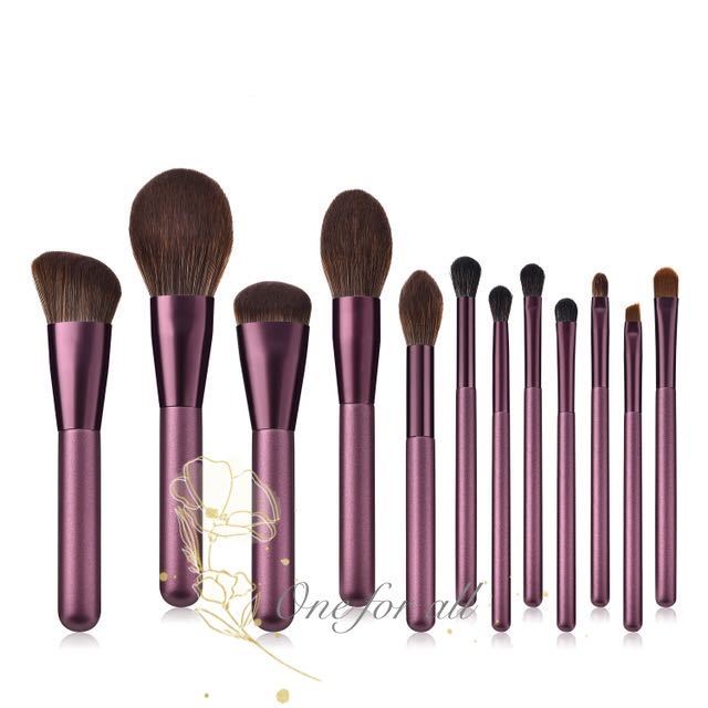 พร้อมส่ง-แปรงแต่งหน้า-h16-brush-set-เซต12ชิ้น-แปรงปัดแก้ม-แปรงไฮไลท์-แปลงแต่งหน้า-make-up-brush-fancy-สีแปรงคลาสสิค