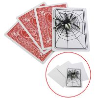 【CC】 1 Set  New and Net The Web Trick Cards Props Tricks Magician Gimmick Closed-up toys