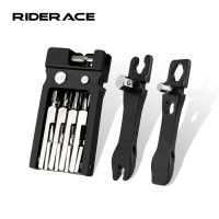 【LZ】❄☾  RIDERACE-Bicicleta Hex Spoke Wrench Dobrável Multi Função Repair Tool Kit MTB Cadeia Cortador Montanha Estrada Ciclo bicicleta Chave De Fenda