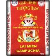 Bán gạo trồng 6 tháng, Bán gạo lài Miên, Bán gạo lài campuchia túi 10kg