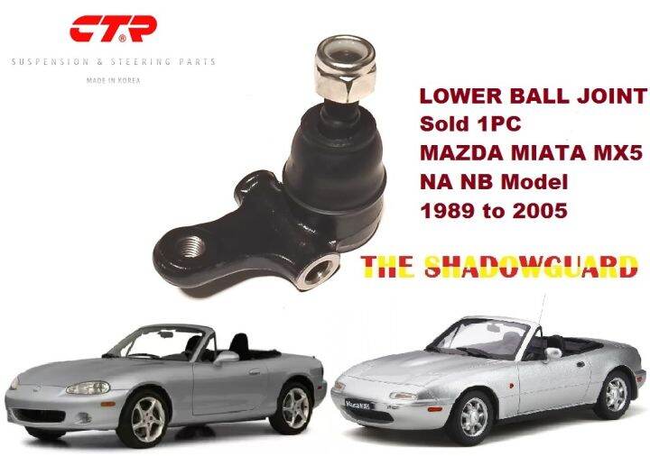 Ball Joint Front Lower Suspension Arm MAZADA MIATA MX5 NA NB CRT 1PC