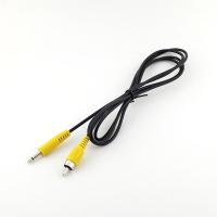 1pc 3.5mm 1/8" Mono Male Plug To Single RCA Male Audio Video Cable Adapter Cord 1.5M