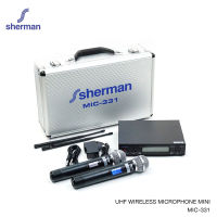 Sherman ชุดไมโครโฟนไร้สาย UHF รุ่น MIC-331