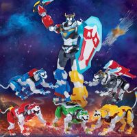 Voltron Action Figure Super Beast Lion Legendary Defender Monster Collections Fire Missile Deformation Robot Children Gifts