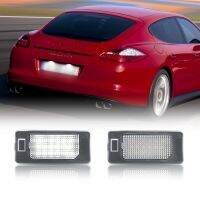 2PCS LED License Number Plate Light Lamp for Porsche Panamera 970 4D 2010 2011 2012 2013 2014 2015 2016 Rear LightOEM :8TO943021