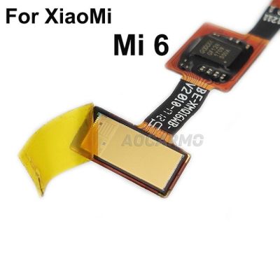 【▼Hot Sales▼】 anlei3 Aocarmo อะไหล่สำหรับ Xiaomi 6 Mi 6 Mi6,อะไหล่เปลี่ยนเซ็นเซอร์ตรวจสอบลายนิ้วมือสายยืดหยุ่นปุ่มโฮม