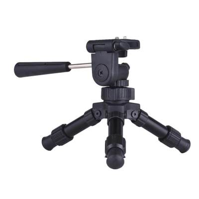 Andoerขาตั้งกล้องขนาดเล็กแบบตั้งโต๊ะ,น้ำหนักเบาพกพาได้พร้อมหัวแพนเอียงรับน้ำหนักได้สูงสุด4.5กก. สำหรับCanon Nikon DSLR826