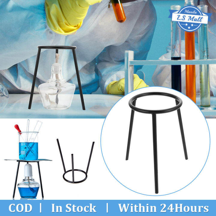 Lab Bunsen Burner Tripod Lamp Support Stand Laboratory School Chemistry