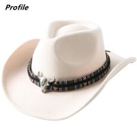 Cowboy hat cow head accessories cowboy hat monochrome felt hat men and women big brim outdoor hat knight hat Door Hardware Locks