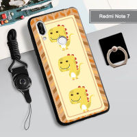 เคสนิ่มสำหรับ Xiaomi Redmi Note 7 /Note 7 Pro ฝามีที่ถือวงแหวนเคสโทรศัพท์สายเชือก &amp; โทรศัพท์ป้องกันการตกรูปแบบใหม่2022