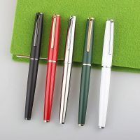 Luxury Quality Metal JINHAO 95 Fountain Pen Matte Black Titanium NIB Office School Supplies Writing New  Pens