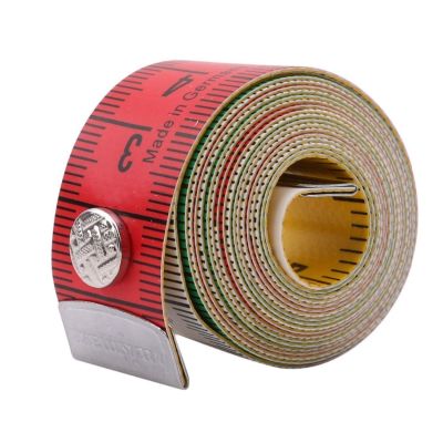 150cm/60in Germany Quality Soft Tape Measure Tailor 39;s Tape with Snap Fasteners Body Measuring Ruler Needlework Sewing Tool