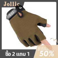 Jollic ถุงมือปั่นจักรยานเสือภูเขากลางแจ้งกันลื่นสำหรับผู้ชายและผู้หญิงถุงมือปั่นจักรยานออกกำลังกายกลางแจ้งยิมฟิตเนส MTB