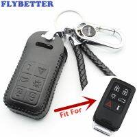 [A Car Home] FLYBETTER ของแท้หนัง6ปุ่มสมาร์ทสำหรับ Volvo S60/S80/V60/XC60/XC70 Keyless Entry รถจัดแต่งทรงผม (B) L34