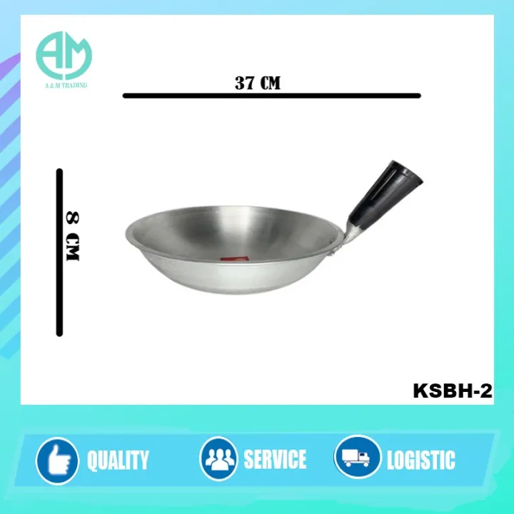 new Philippine cod Kawali Cawali Single Black Handle Aluminum Frying
