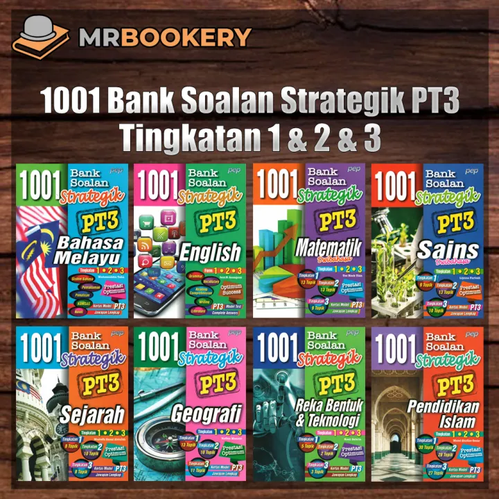 Mrbookery Buku Latihan Pt3 1001 Bank Soalan Strategik Pt3 Tingkatan 1 2 3 2021 Lazada
