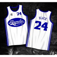 PBA RETRO JERSEY | 1985 PBA Retro Magnolia Jersey NORMAN BLACK #24 | FULL SUBLIMATION