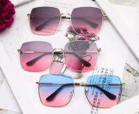 IRemax Square Sunglasses No.4R แว่นกรองแสงสีฟ้า &amp; แว่นกันแดด ทรงเหลี่ยมใหญ่ รหัส SGUV30