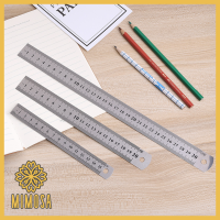 MIMOSA ไม้บรรทัด Ruler ไม้บรรทัดฟุตเหล็ก ไม้บรรทัดเรขาคณิต เครื่องเขียน สแตนเลสสตีล ใช้งานได้นาน น้ำหนักเบา บางเฉียบมีให้เลือก 2 ขนาด 15 /20 ซมใ