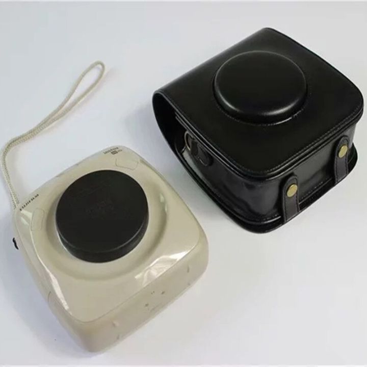 3สี-pu-ครอบคลุมกรณีสำหรับ-fujifilm-ฟูจิ-instax-sq-20-sq20กระเป๋ากล้องดิจิตอลกระเป๋าชุดที่มีสายคล้องคอ