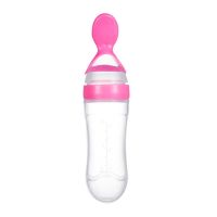 Baby Silicone Squeeze Bottle Spoon Infant Newborn Toddler Food Supplement Set for Infant Dispensing and Feeding FOU99 Bowl Fork Spoon Sets