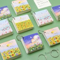 【Ready Stock】 ❁❀ C13 Creative Scenery Note Book Student Blank English Word Stationery Note Paper